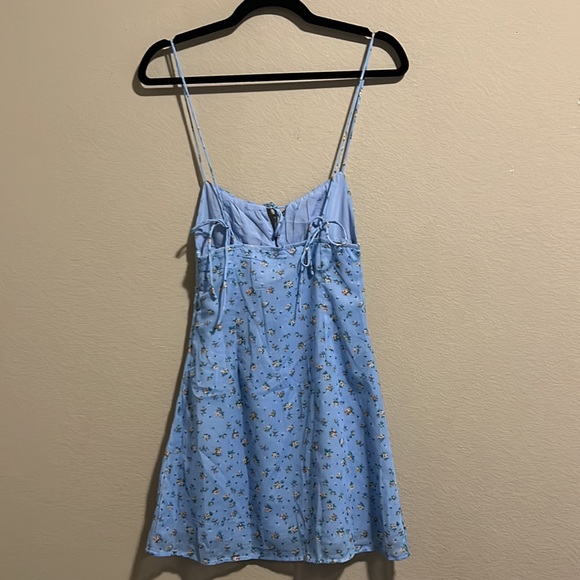 Princess Polly Light Blue Floral Mini Dress - Picture 6 of 14
